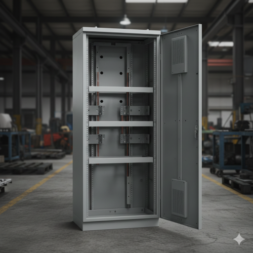 Custom Powder Coated Steel Electrical Switchgear Box