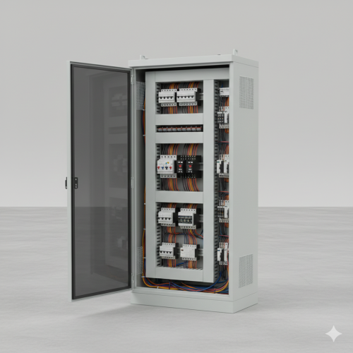 Custom Powder Coated Steel Electrical Switchgear Box