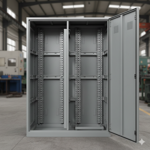 Custom Powder Coated Steel Electrical Switchgear Box