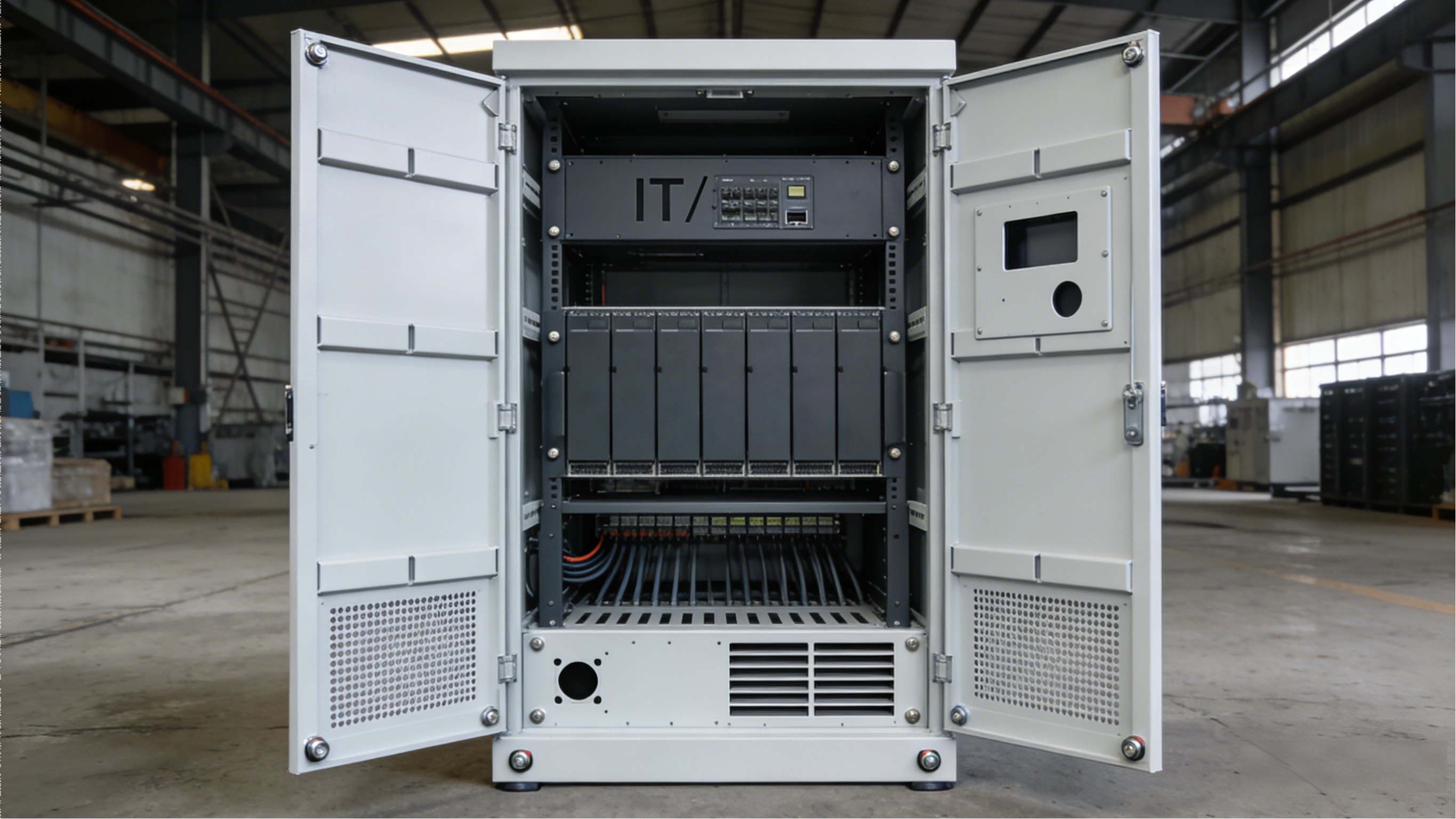 Custom Powder Coated Steel Electrical Switchgear Box